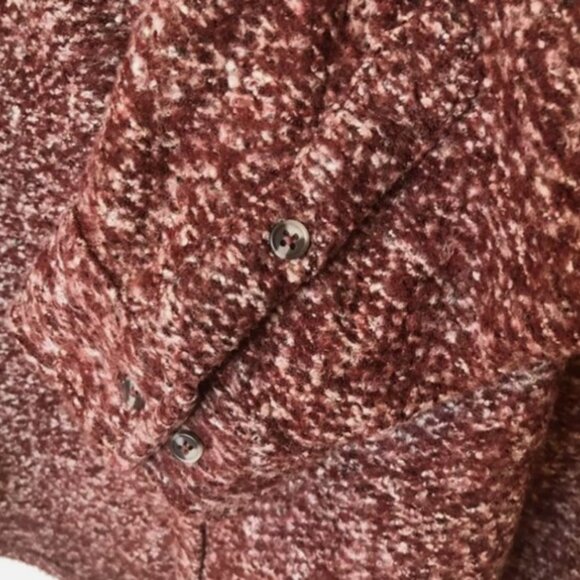 Standard/Cloth UO red textured woven knit shacket size M - Picture 4 of 7